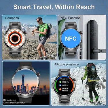 2025 Smart Watch - NFC, GPS, IP68 Waterproof - InspiredGrabs.com